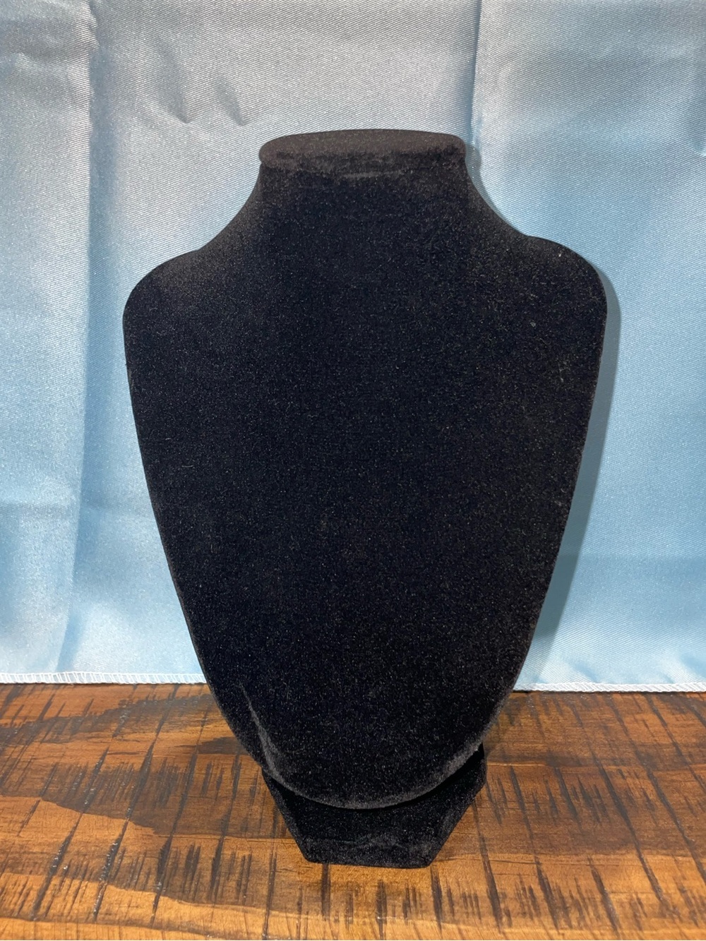Black Velvet Necklace Display Bust